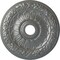 Ekena Millwork Swindon Ceiling Medallion (Fits Canopies up to 6 1/8"), Hand-Painted Silver, 24"OD x 4"ID x 1 1/2"P CM24SWSLS - alternate 1